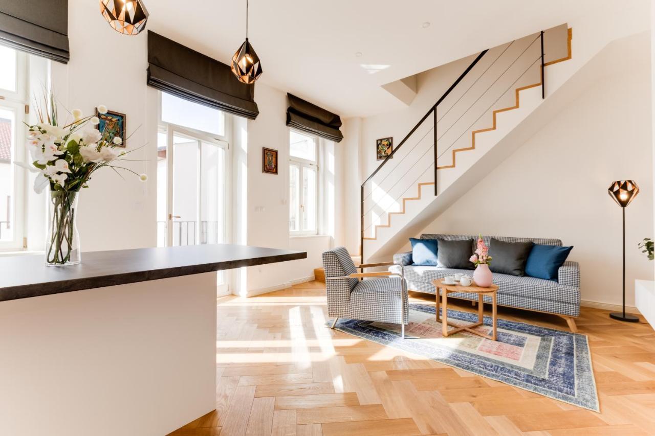 Andel Design Duplex, Ac, Garage Apartment Prague Exterior photo